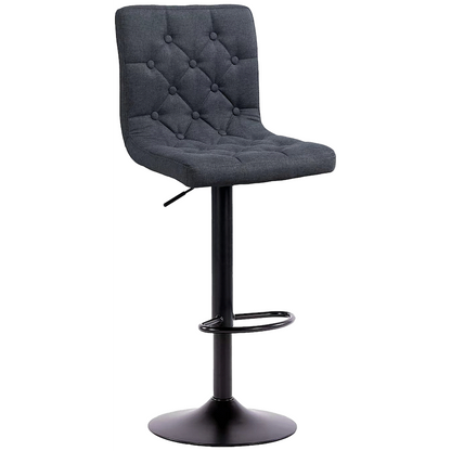 Bayer Large Barstool Grey with black base