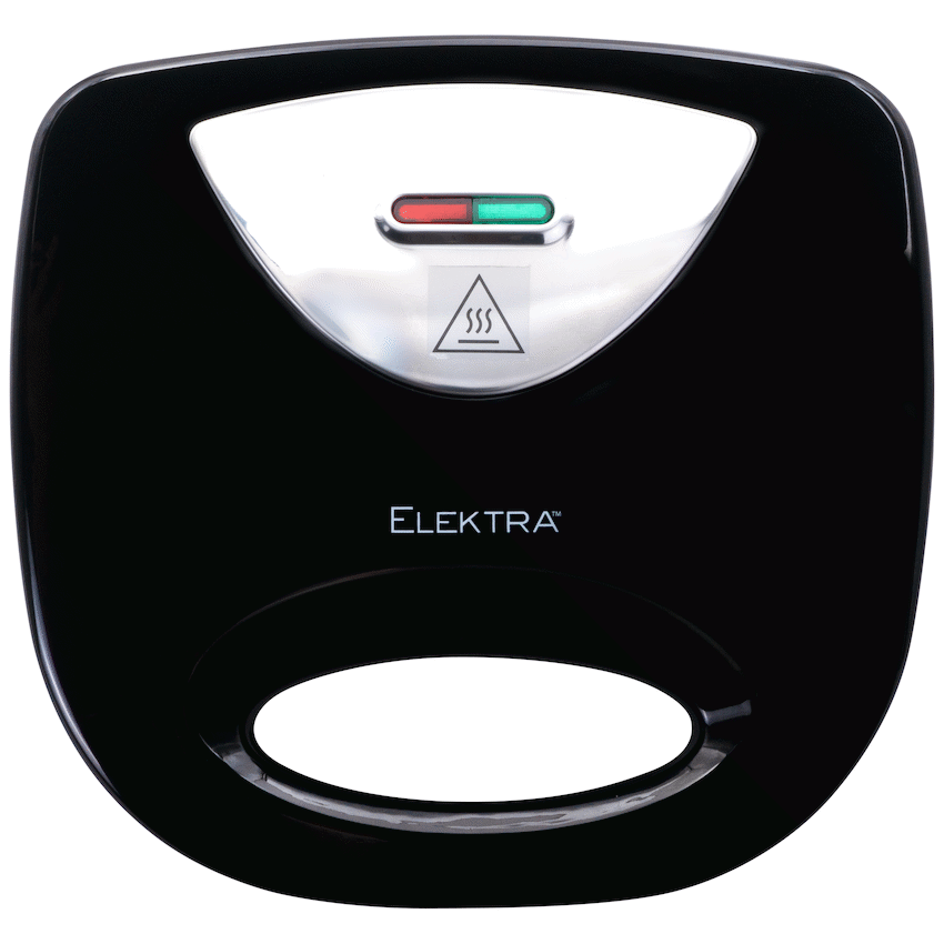 Elektra 700w Sandwich Press - Black