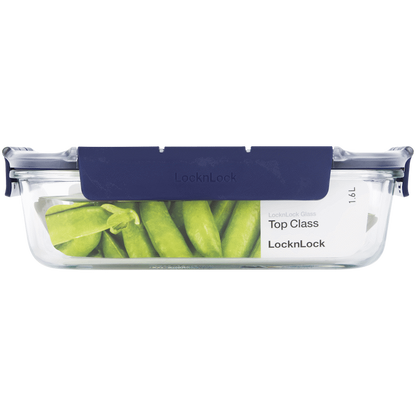 LocknLock Top Class Glass rect 1.6lt ( Order in Qty of 2)