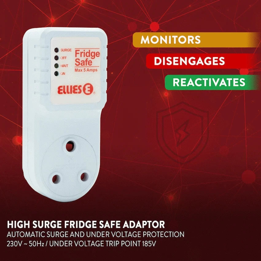 Ellies High Surge Fridge Safe Adaptor