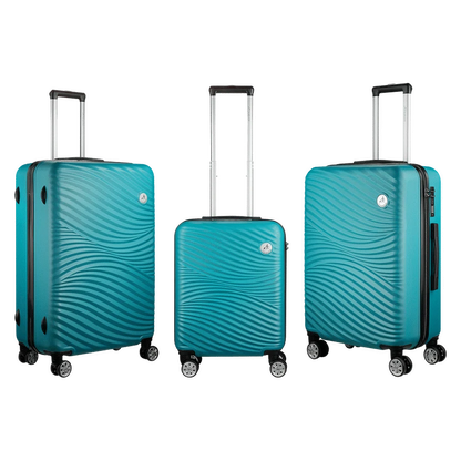 Travelwize Maui ABS 4-Wheel Spinner 55cm Luggage - Ocean