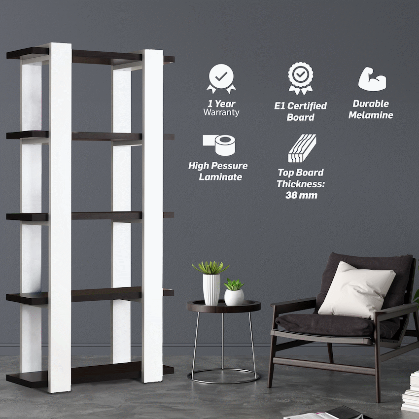 Everfurn Sidra Bookshelf