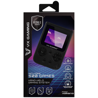 VX Gaming Retro2.0 Series 500-in-1 Arcade Gaming Machine - Handheld Gaming System