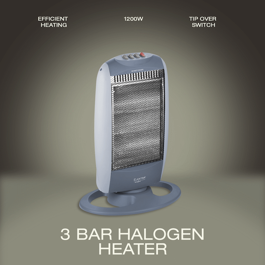 Elektra 3 Bar Halogen Heater