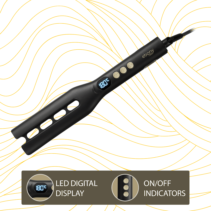 Carmen Ebony Wide Plate Straightener