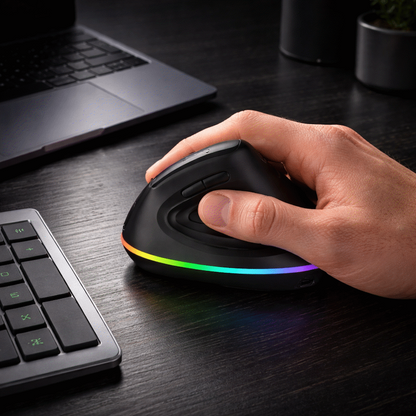 VolkanoX Aether Series Wireless Mouse With RGB