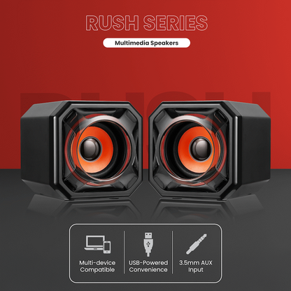 Volkano Rush Series Multimedia Speakers