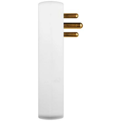 Switched 4-Way Medium Surge Adaptor with Schuko - White