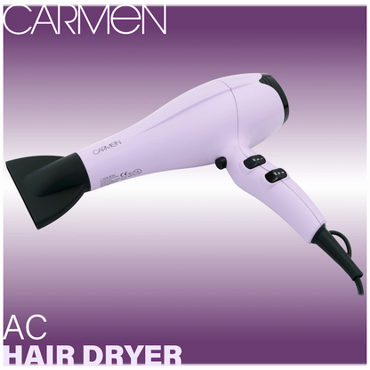 Carmen Colours 2200w AC Hair Dryer