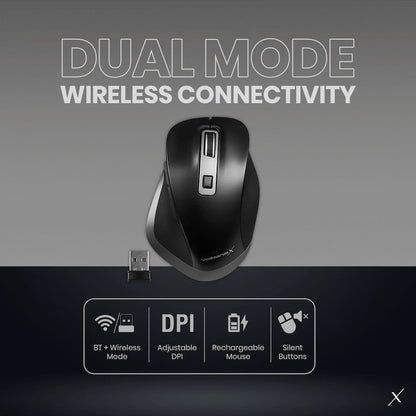 VolkanoX Amber series BT Tri-Mode Rechargeable Mouse