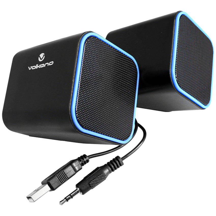 Volkano Diamond Series USB Speaker - Blue