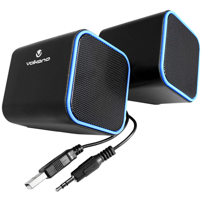 Volkano Diamond Series USB Speaker - Blue