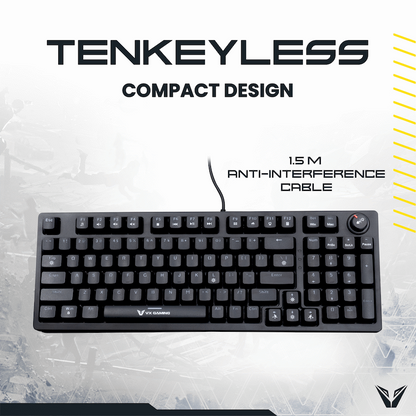 VX Gaming Warborn RGB TKL Mechanical Keyboard