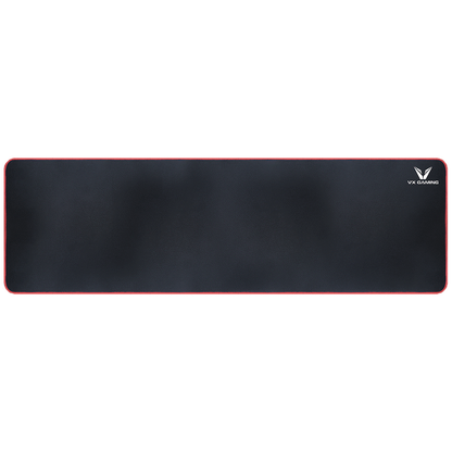 VX Gaming Battlefield Series Gaming Mousepad - Extra Wide Oversized - Black/Red - 915mm