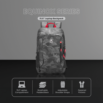 Volkano Equinox 15.6" Laptop Backpack - Black