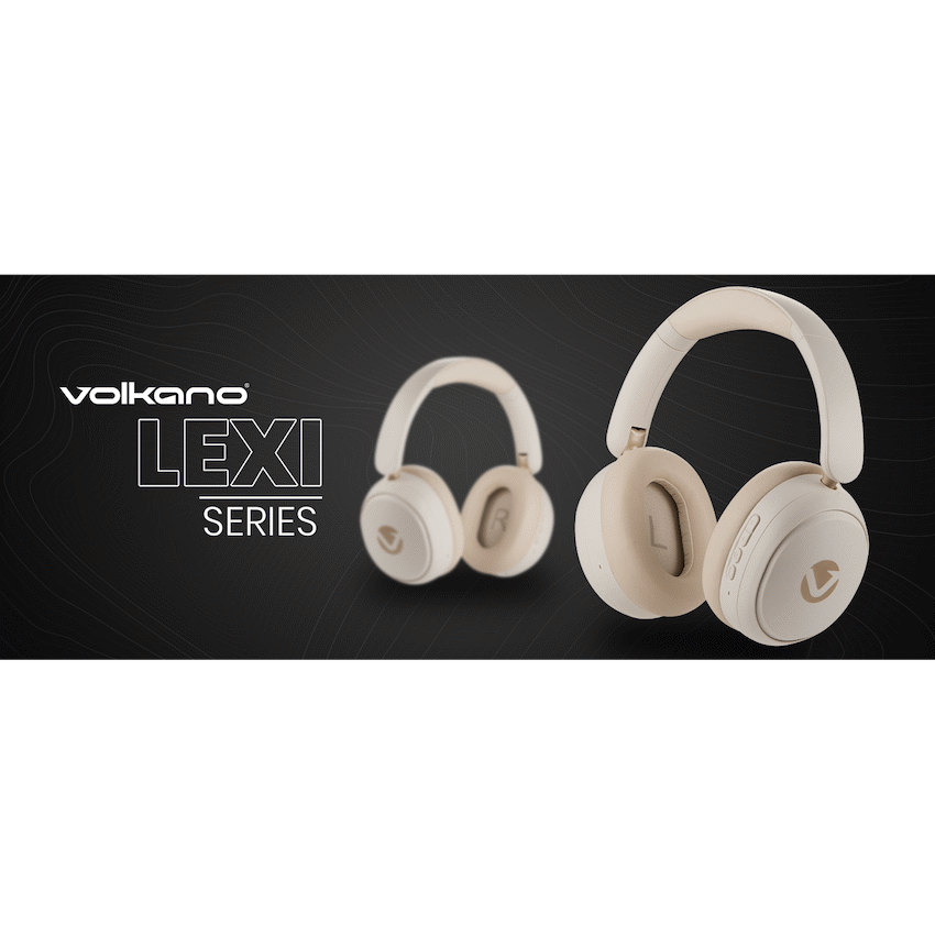 Volkano Lexi Bluetooth Headphone with ANC - Nude