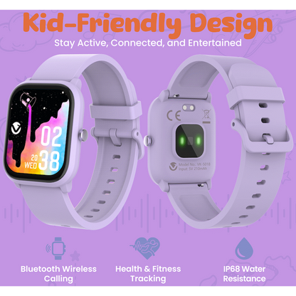 Volkano Vivo Series Kids Smart Watch - Lilac Purple