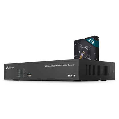 TP-Link Vigi NVR1004H-4P 4-Channel PoE Network Video Recorder