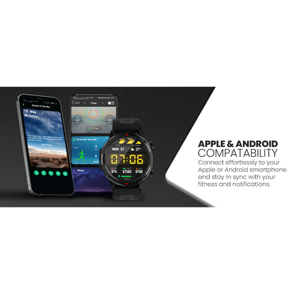 Volkano Power Series Smart Watch - Black