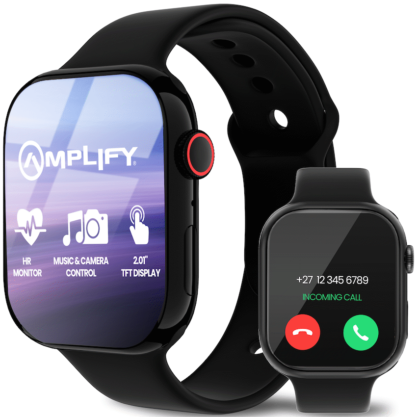 Amplify Challenge Series Square Smartwatch - Black