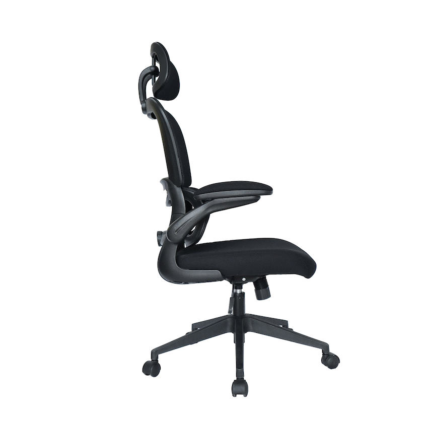 Everfurn Owen High Back Office Chair - Black
