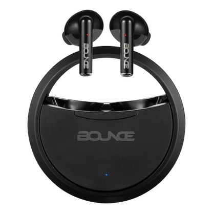 Bounce Proton Series True Wireless Earphones with Charging Case - Black