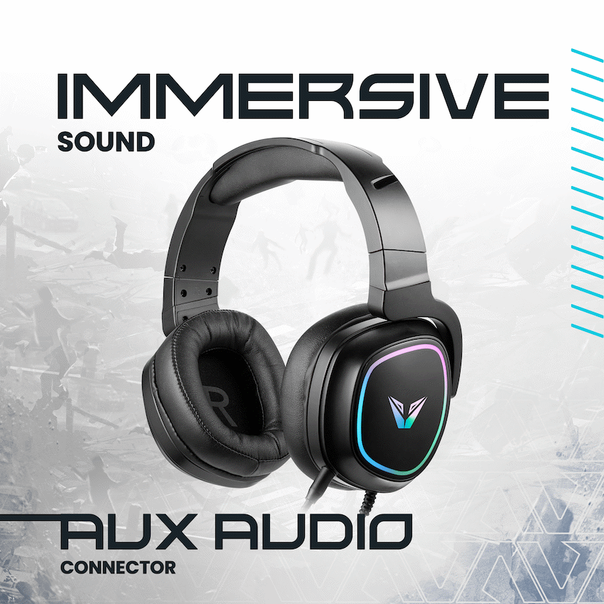 VX Gaming Thunder series Gaming Headset RGB