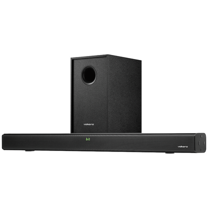 Volkano Cascade 50w Soundbar + Wired Subwoofer - Black