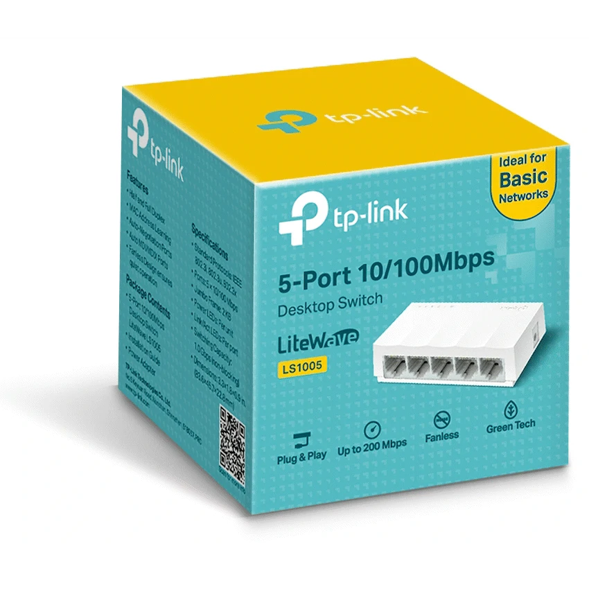 TP-Link LS1005 5-Port Desktop Switch