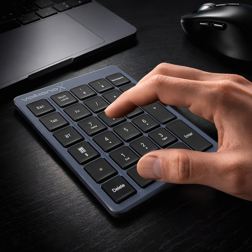 Volkano X Numeric Series Keypad With Scissor keys - Black