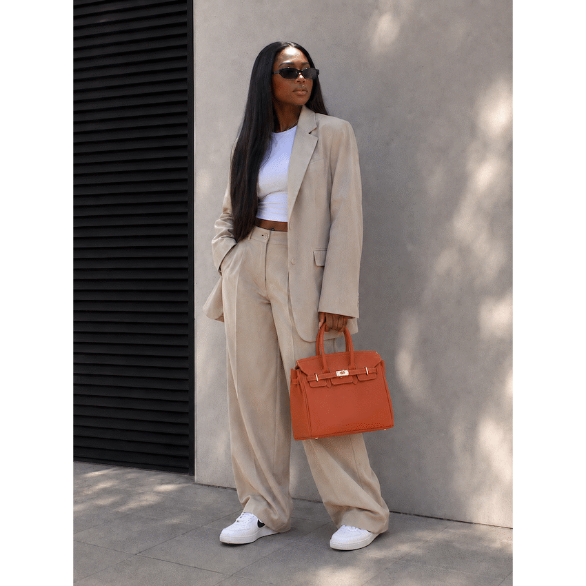 Supanova Naomi Fashion Handbag - Burnt Orange