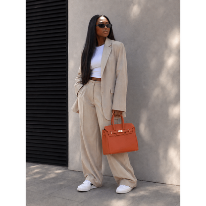 Supanova Naomi Fashion Handbag - Burnt Orange