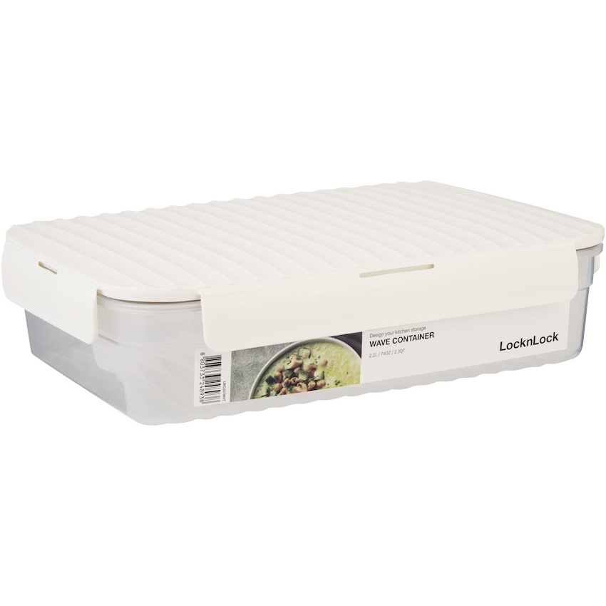 LocknLock Wave container 2.2lt white