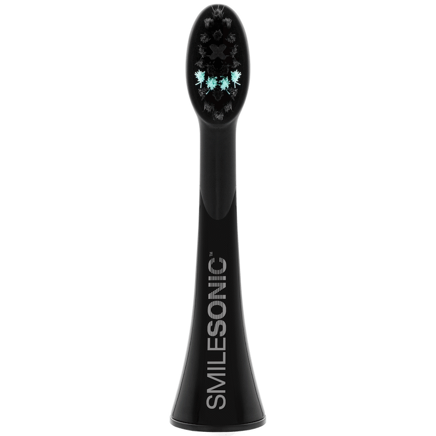 2 Replacement toothbrush heads - Black