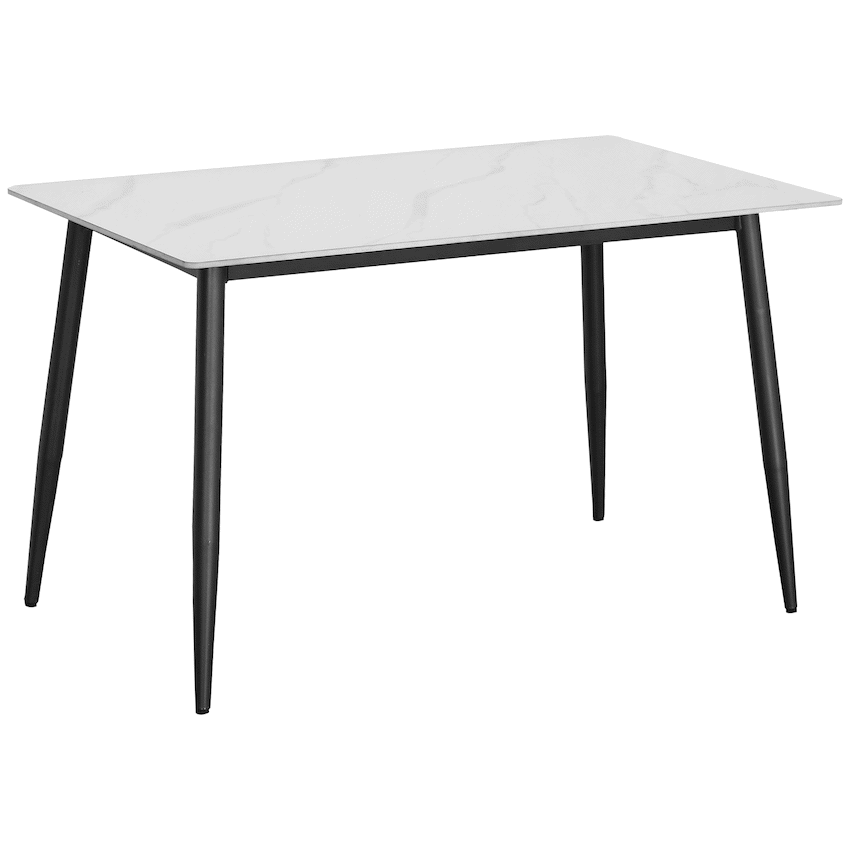 Everfurn Theo Dining Table - White, Box 1 of 2
