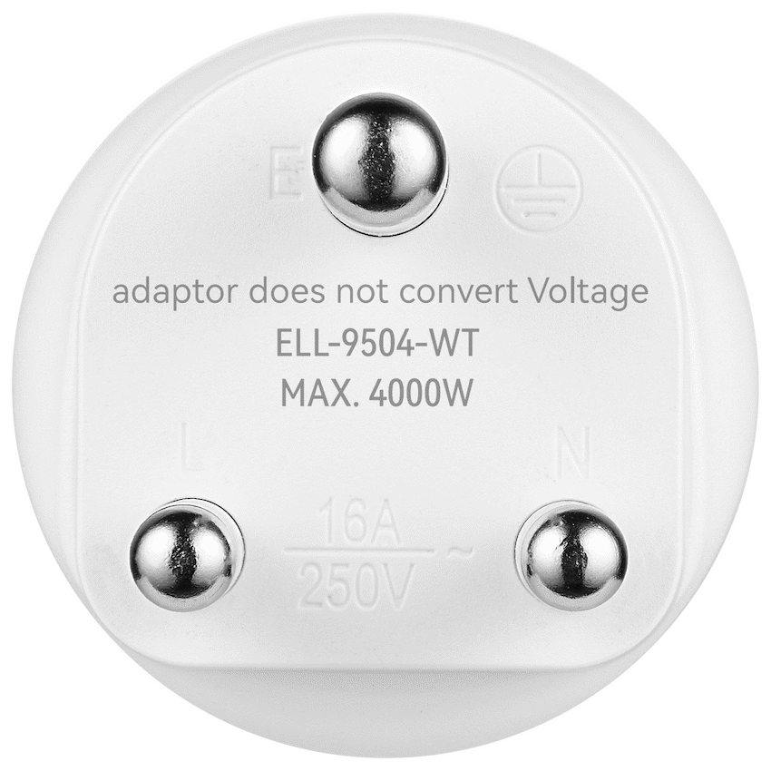 Ellies Explore Series - Europe to South Africa Travel Adaptor - WT