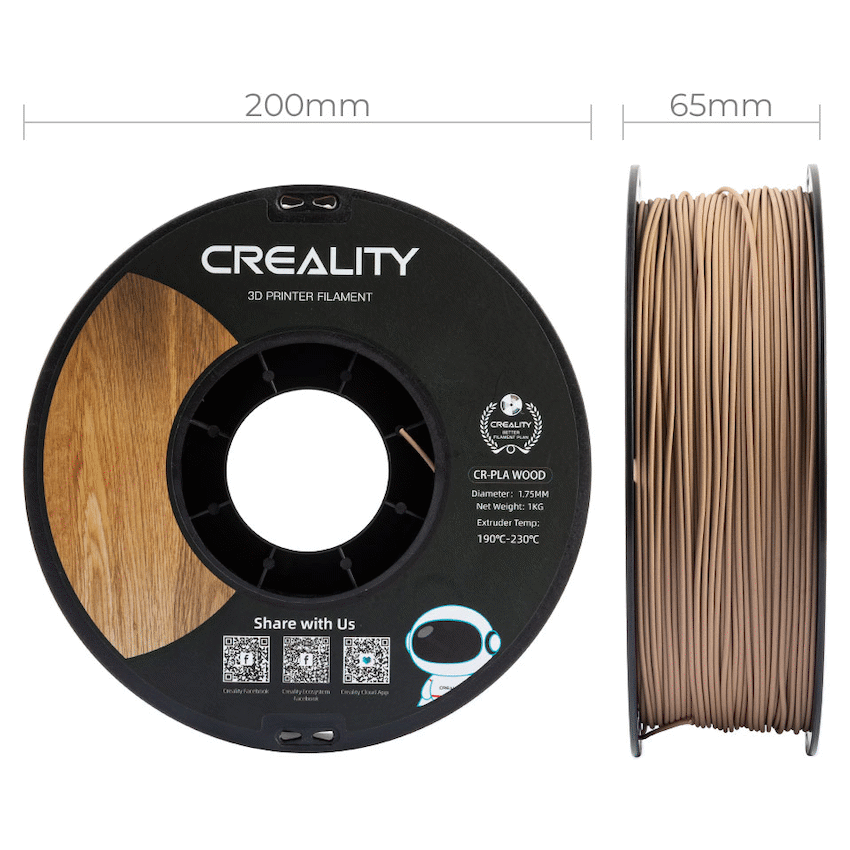 Creality Wood Filament White Pine 1kg