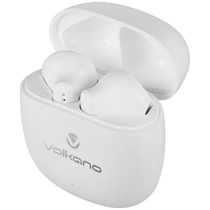Volkano Sleek Series TWS Earphones - White