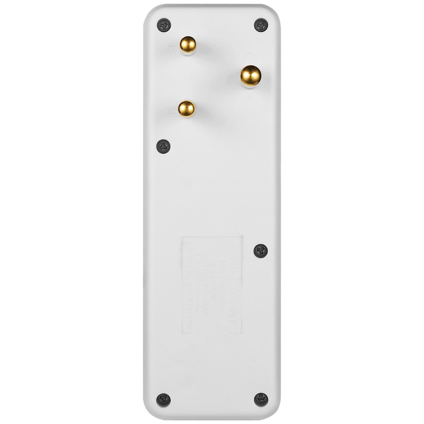 Switched 3-Way 16a Adaptor