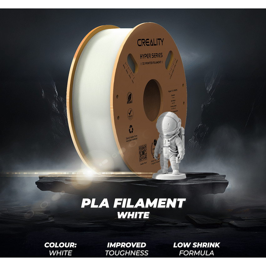Creality Hyper PLA High-Speed White Filament 1kg