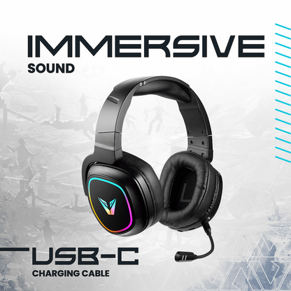 VX Gaming Stealth Series Wireless Gaming Headset - RGB
