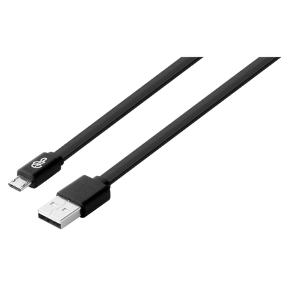 Pro Bass Energize Series Packaged Micro USB Cable - Black - 1.2m