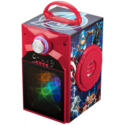 Marvel Avengers Galaxy LED Stars Karaoke Machine with Microphone