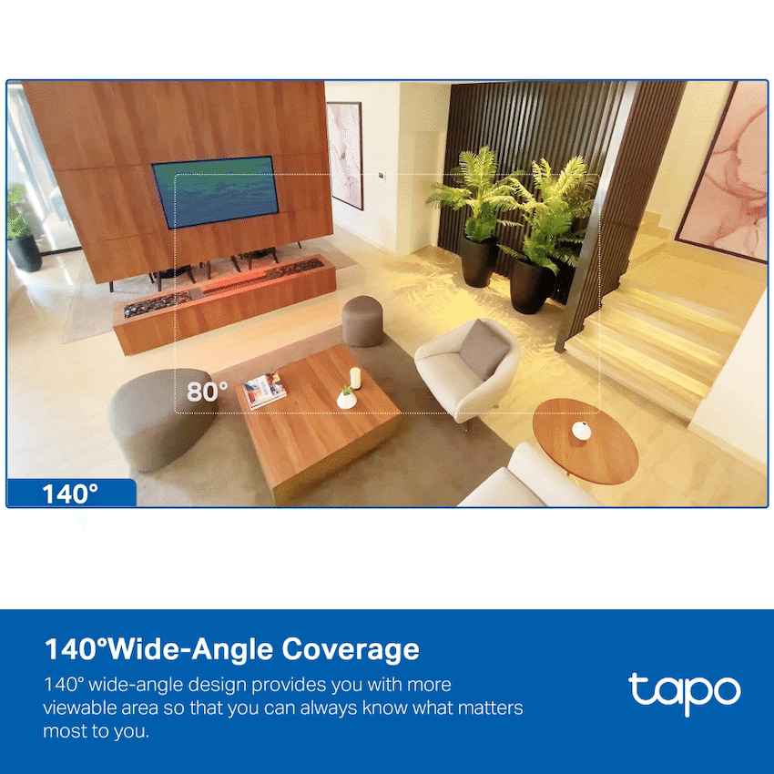 TP-Link Tapo C125 4MP 2K QHD Ai Home Security WiFi Camera