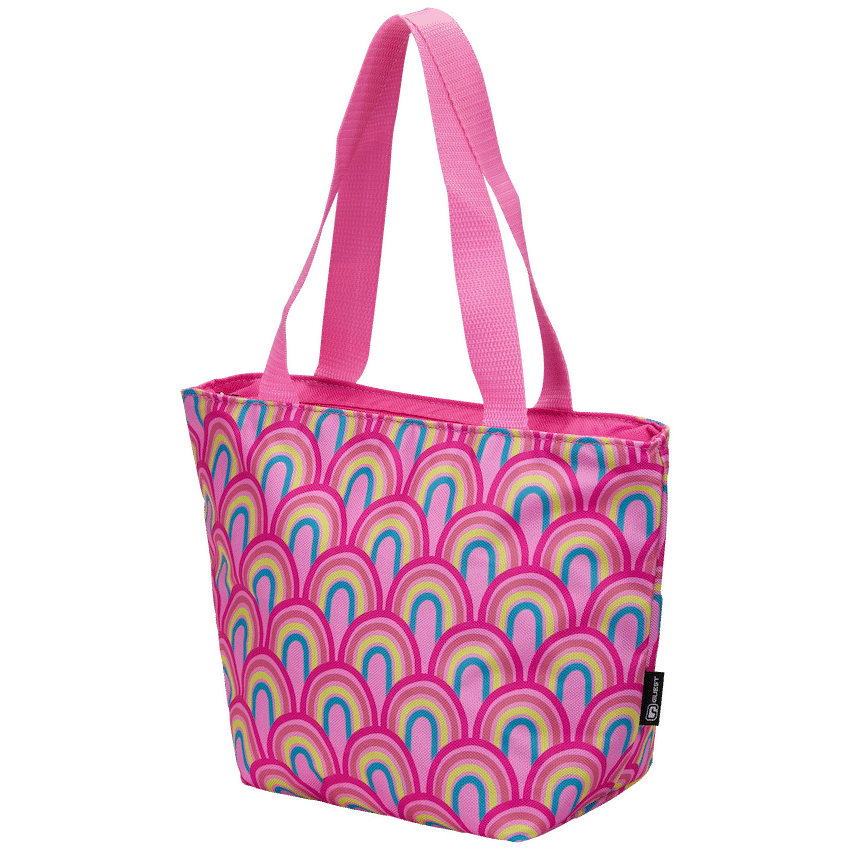 Quest Rainbow Value Lunch Bag - Pink