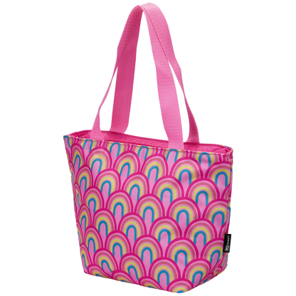 Quest Rainbow Value Lunch Bag - Pink