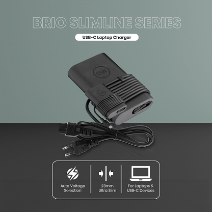 Volkano Brio Slimline series Type-C 65W Laptop Charger