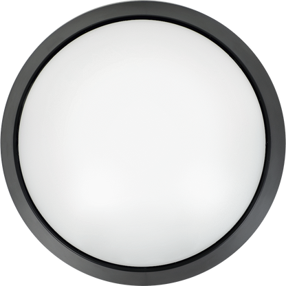 Ellies Spectra Series - AC 15W  Round LED Bulkhead with 3CCT -BK