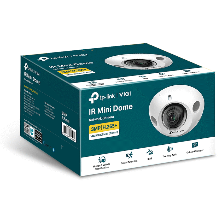TP-Link Vigi C230I 3MP 2.8mm Mini Dome Network Camera