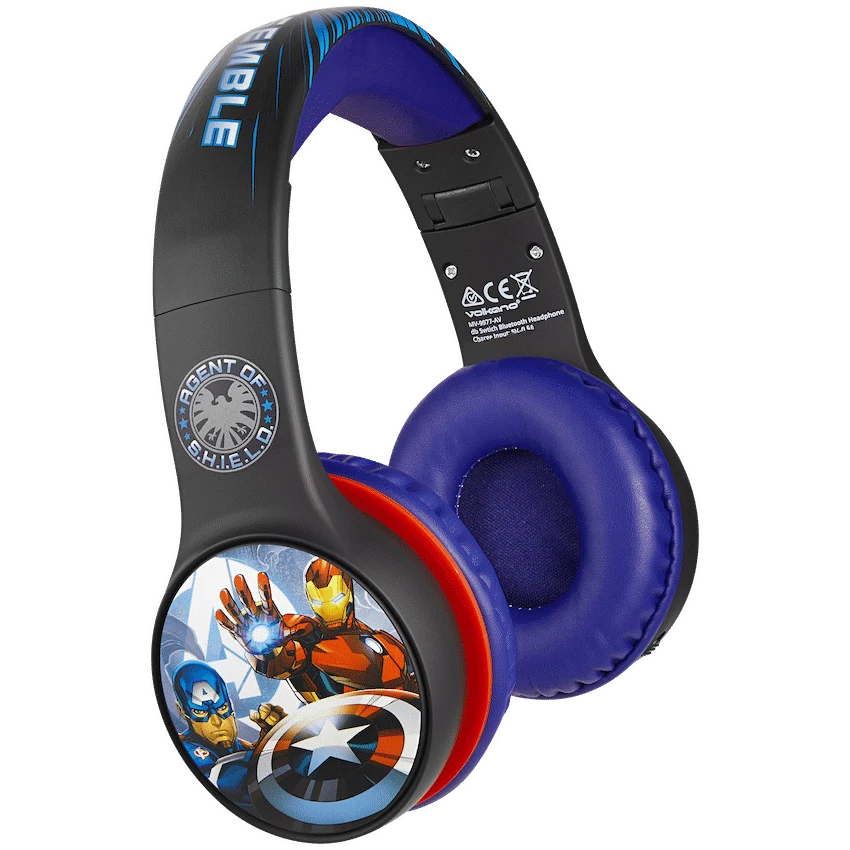 Marvel Avengers Bluetooth Headphones with dB Switch Function
